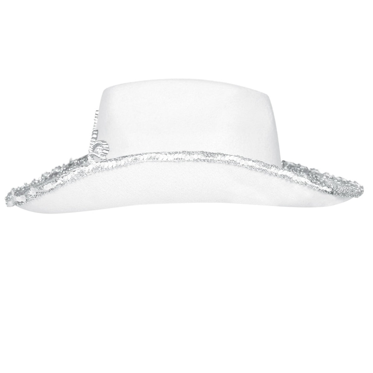 White Cowgirl Hat Corona