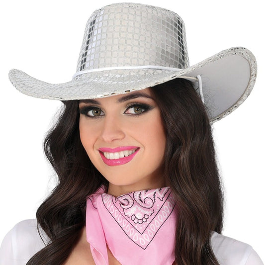 Silver Cowgirl Hat