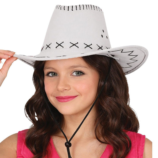 Kids White Cowboy Hat