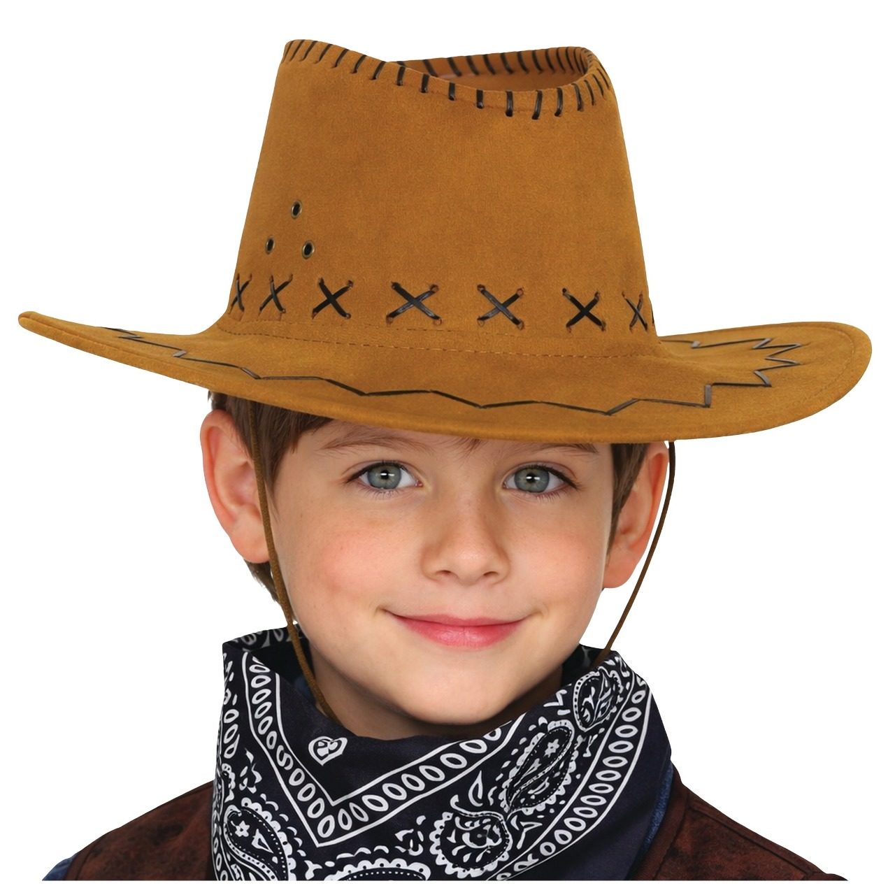 Light Brown Kids Cowboy Hat