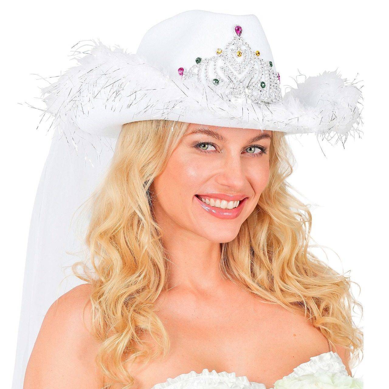 Cowboy Hat with Veil