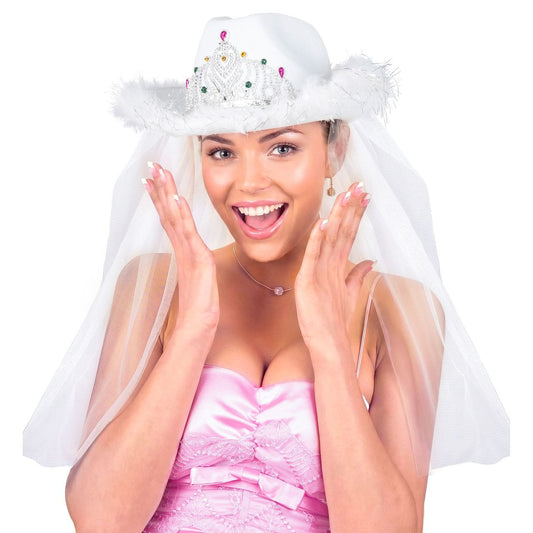 Cowboy Hat with Veil