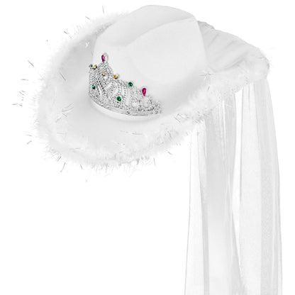 Cowboy Hat with Veil