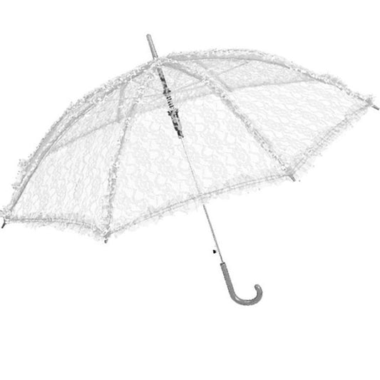 White Lace Parasol
