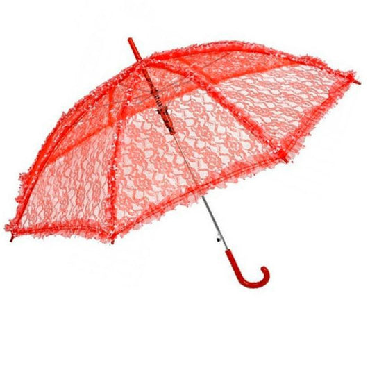 Red Lace Parasol