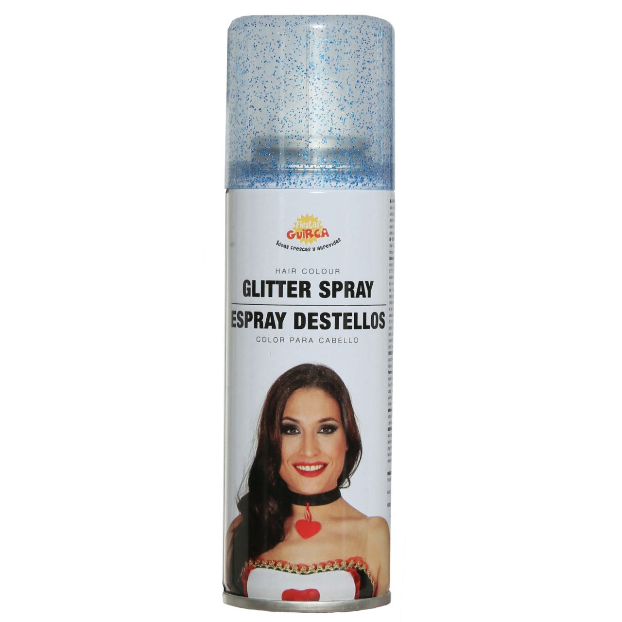 Blue Glitter Hair Spray
