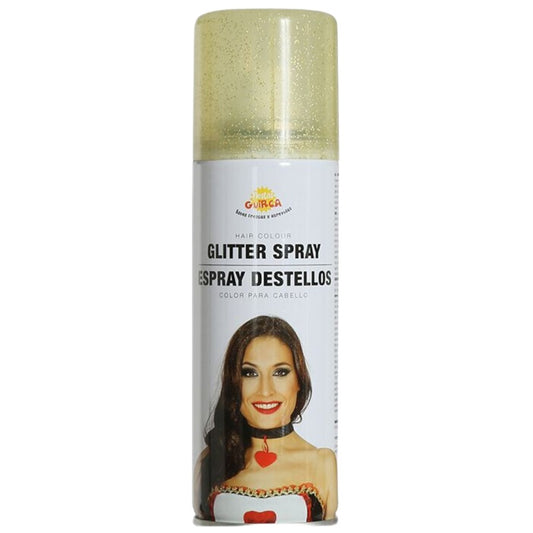 Gold Glitter Hair Spray