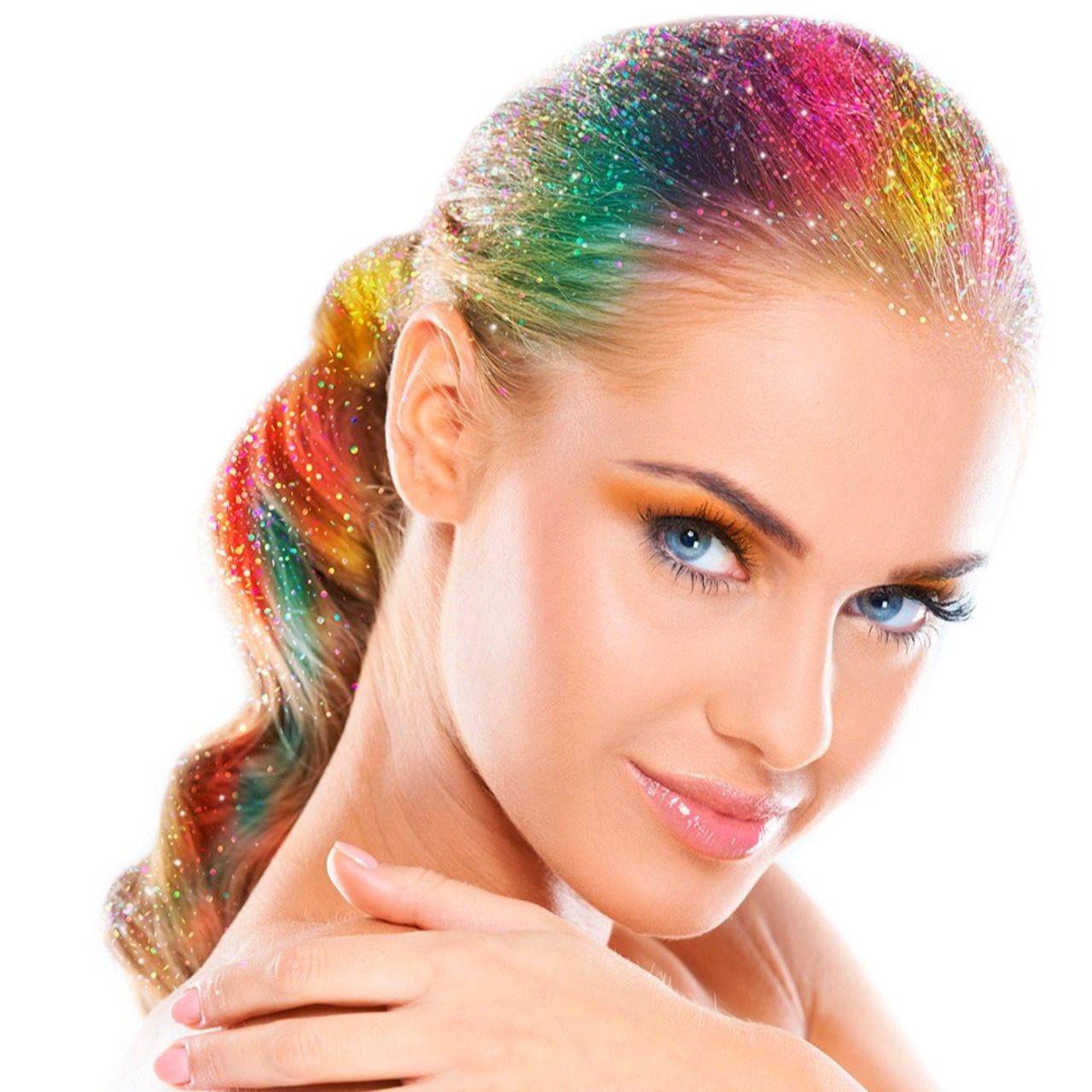 Multicolour Glitter Hair Spray