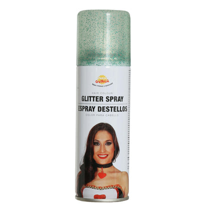 Green Glitter Hair Spray