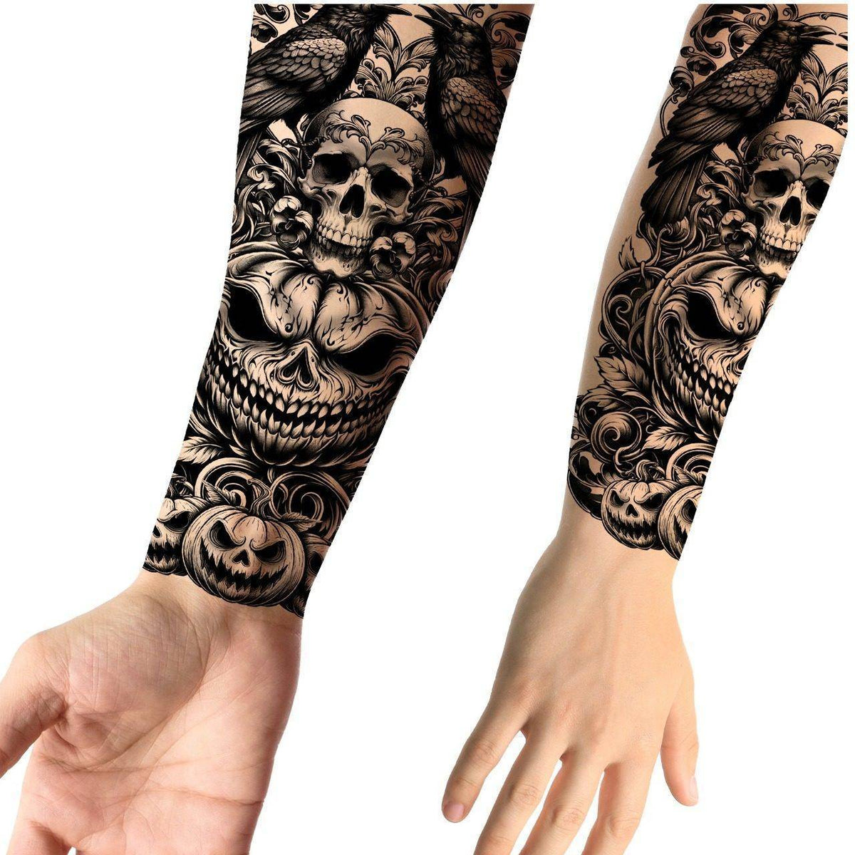 Sinister Pumpkin Tattoos