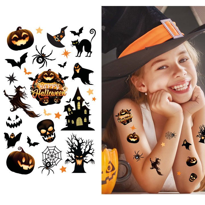 Kids Halloween Tattoos