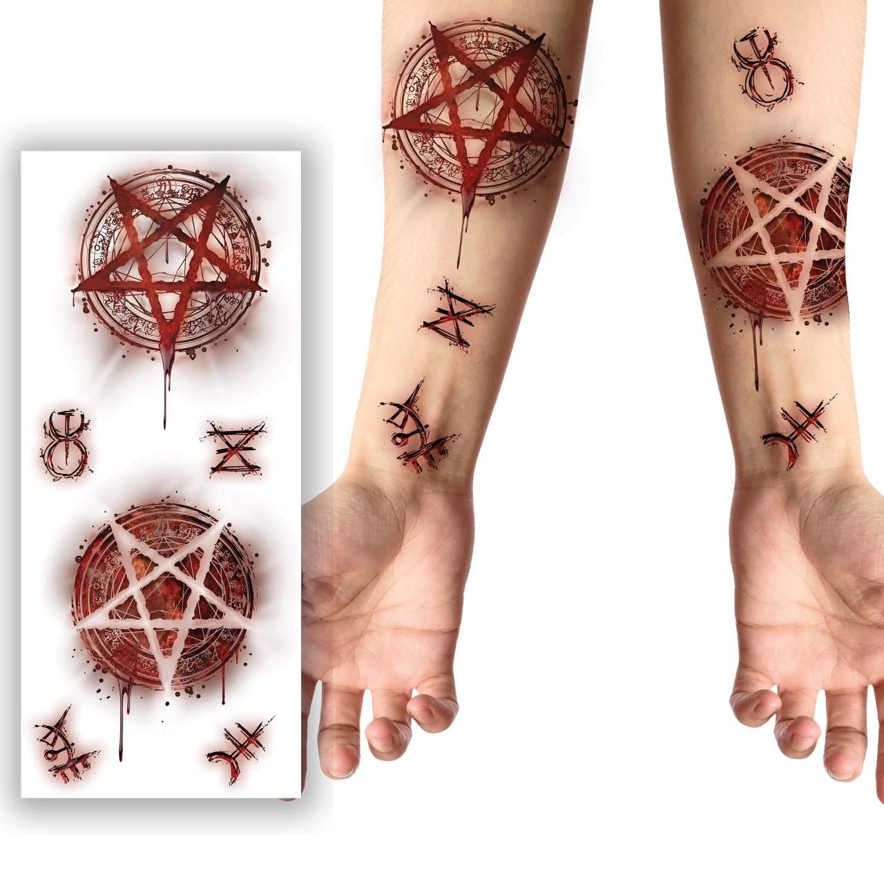 Satanic Terror Tattoos