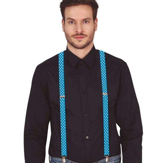 Blue Polka Dot Braces