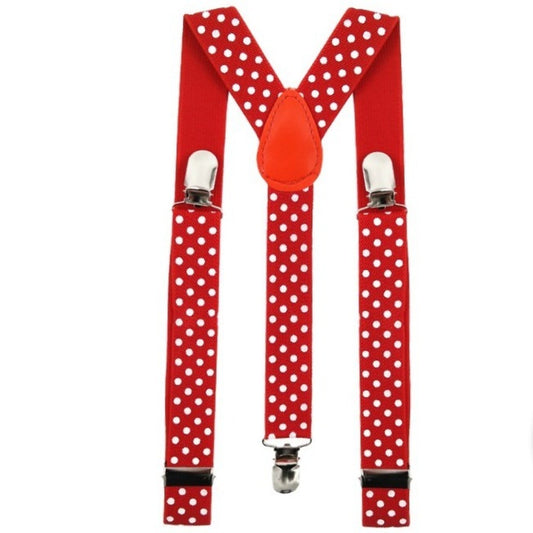 Red Polka Dot Braces