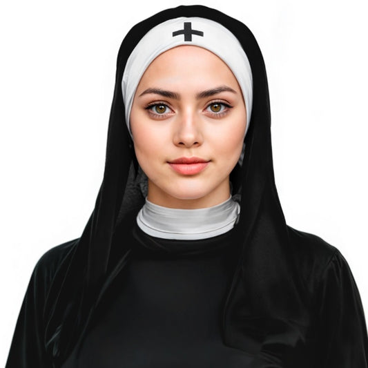Nun Headdress with Cross