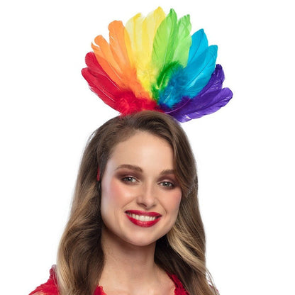 Multicolour Feather Headdress