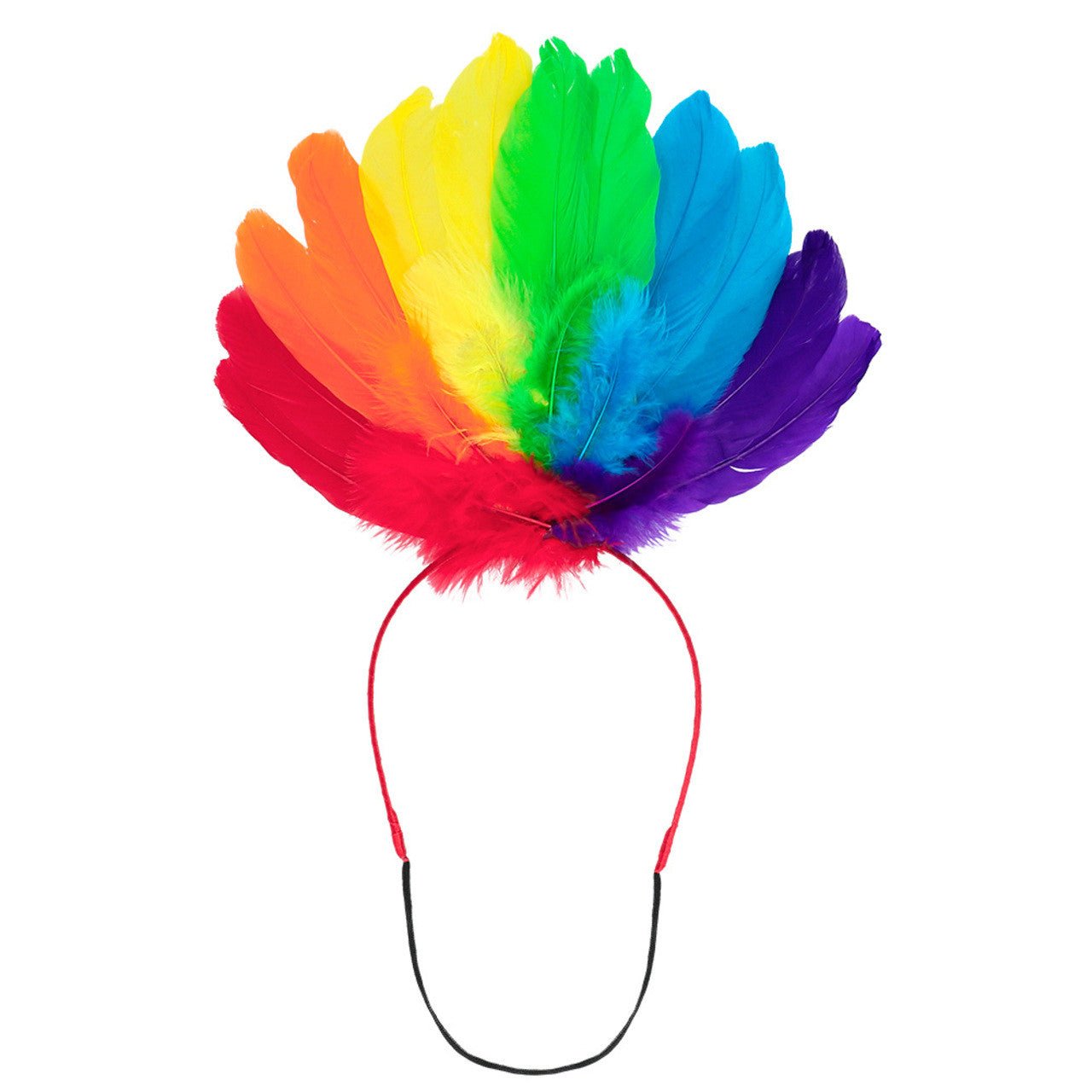 Multicolour Feather Headdress