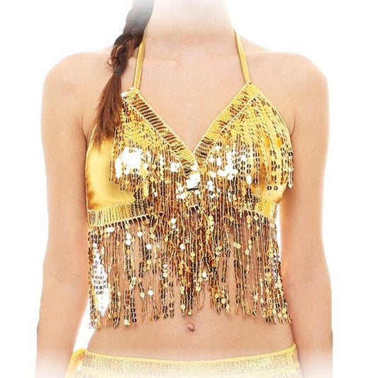Gold Sequin Top