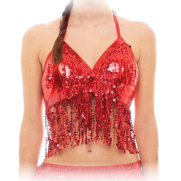 Red Sequin Top