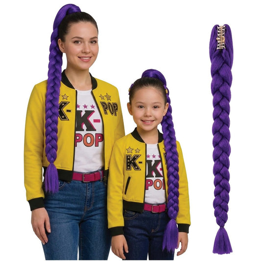 Lilac K-Pop Singer Braid