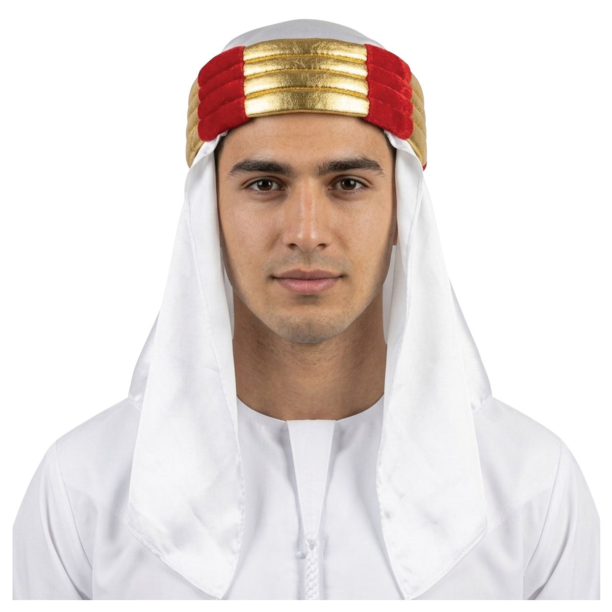 White Arabian Prince Turban