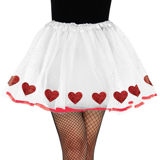 White Tutu with Hearts