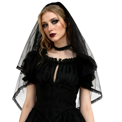Black Lace Veil