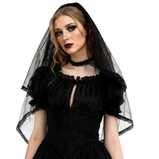 Black Lace Veil