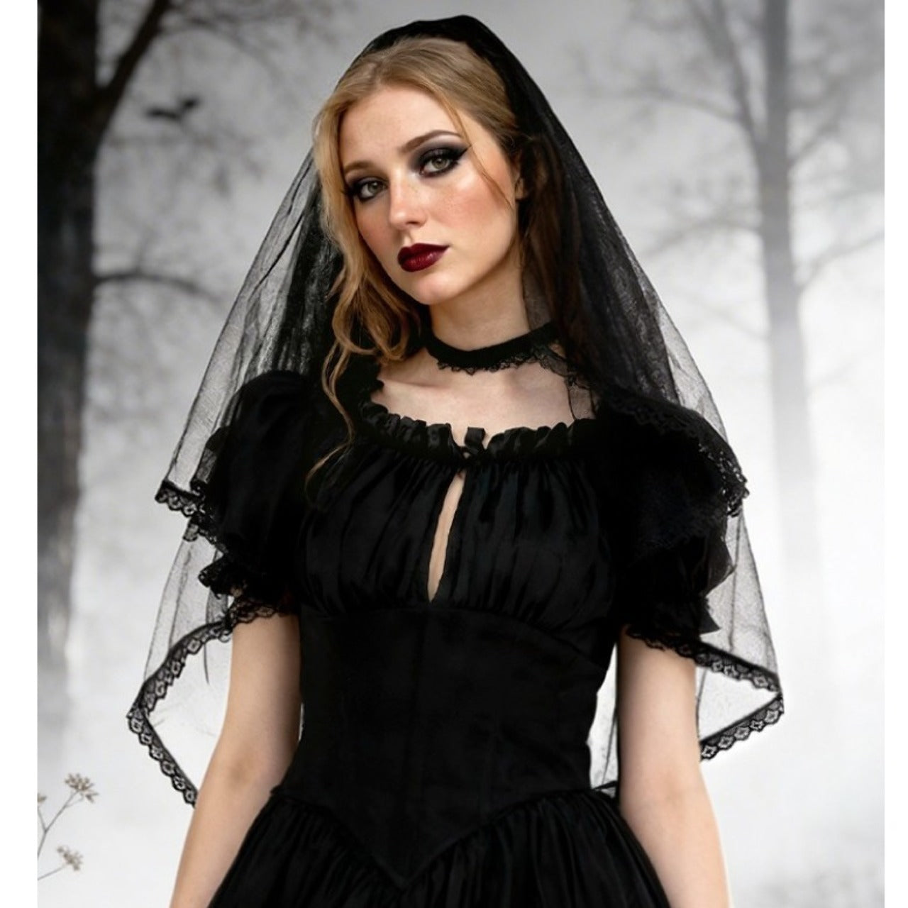 Black Lace Veil