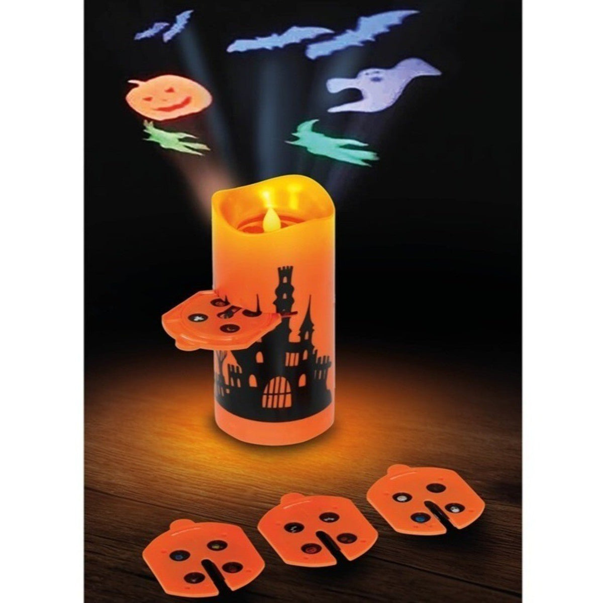 Halloween LED Projector Candle