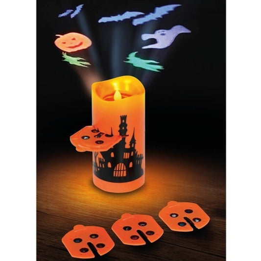 Halloween LED Projector Candle