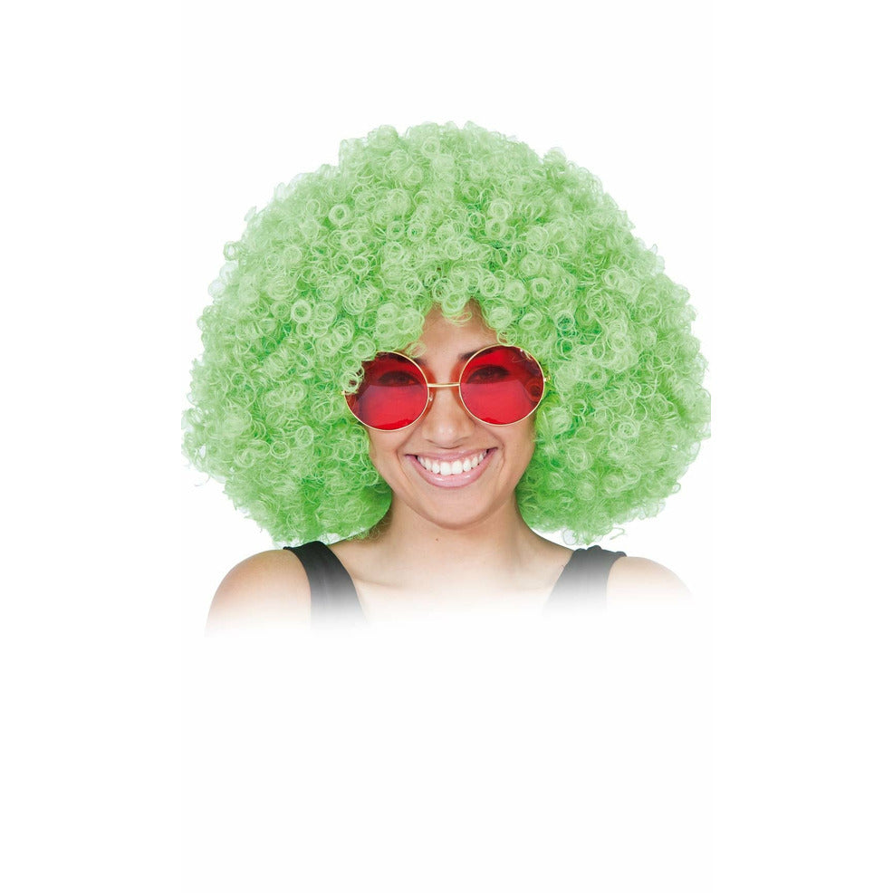 Peluca Afro Jumbo Verde | Don Disfraz