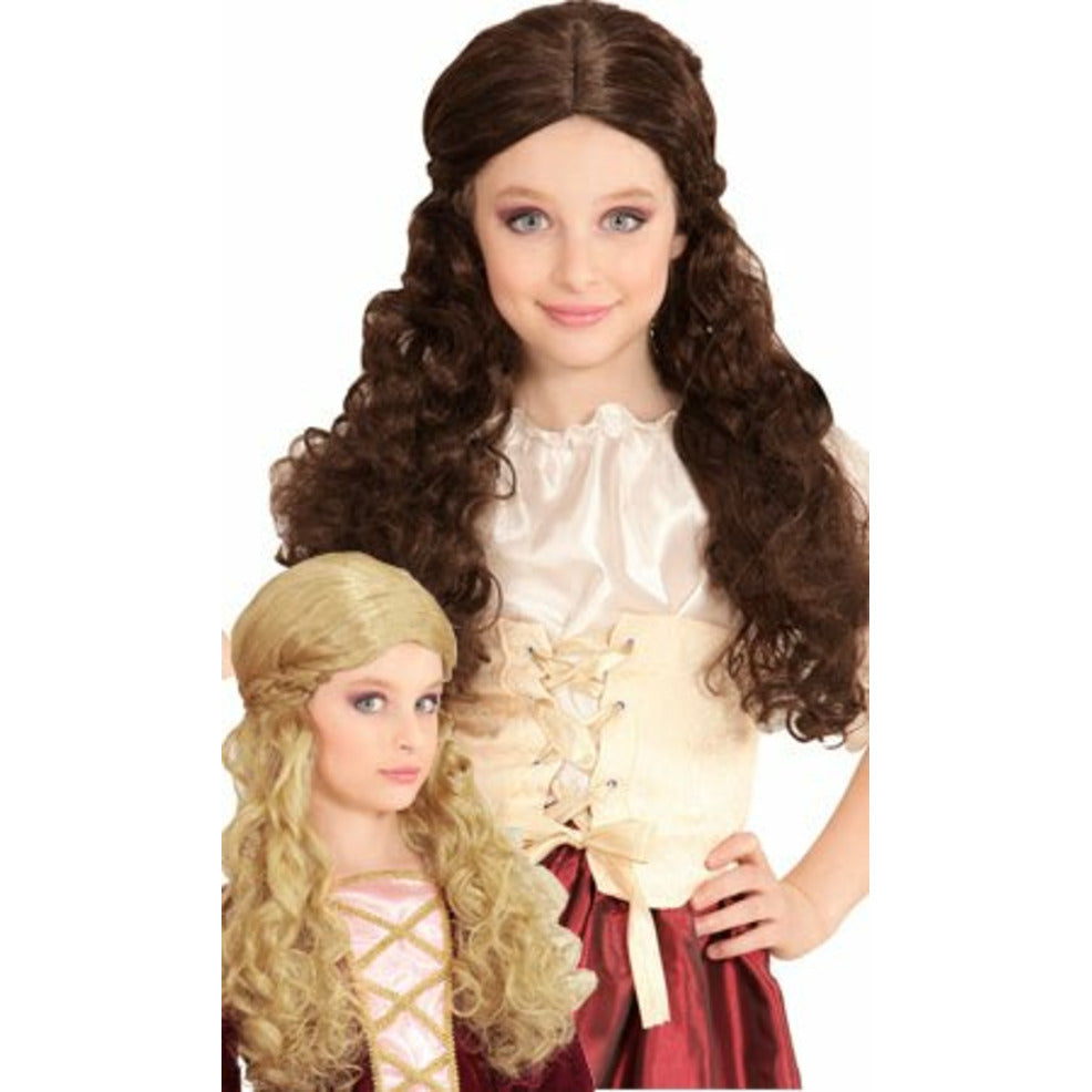 Peluca Trenza Ondulada infantil | Don Disfraz