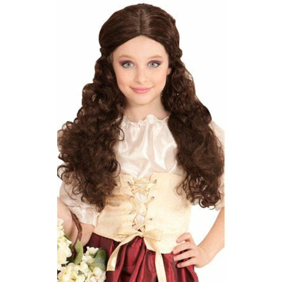 Peluca Trenza Ondulada infantil | Don Disfraz