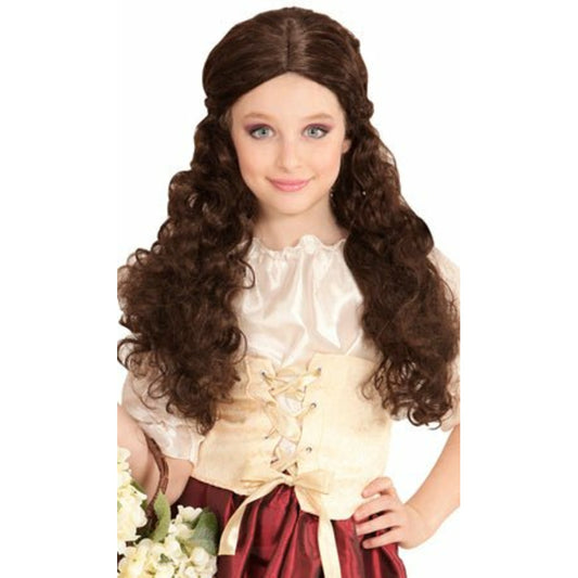Peluca Trenza Ondulada infantil | Don Disfraz