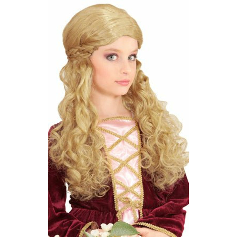Peluca Trenza Ondulada infantil | Don Disfraz