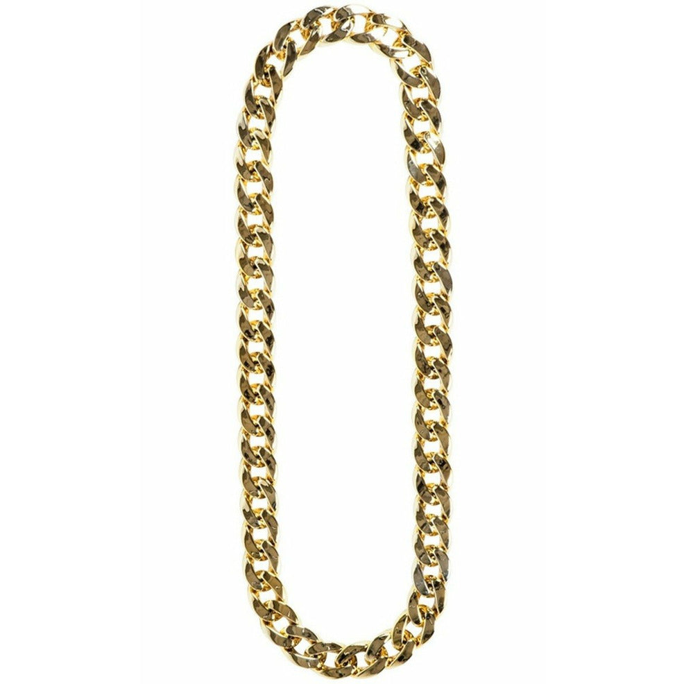 Collar de Rapero Dorado | Don Disfraz