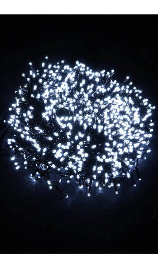 Christmas Lights 20m Cold White 1000 Led Ext.