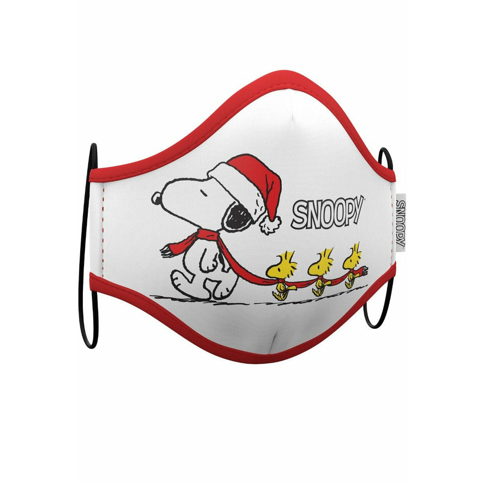Pack 2 Mascarillas de Tela Snoopy™Navidad infantil | Don Disfraz