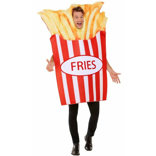 Disfraz de Patatas Fritas Deluxe para adulto | Don Disfraz
