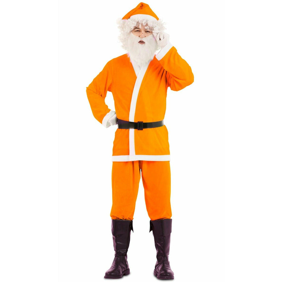Disfraz de Papá Noel Naranja Eco para adulto | Don Disfraz