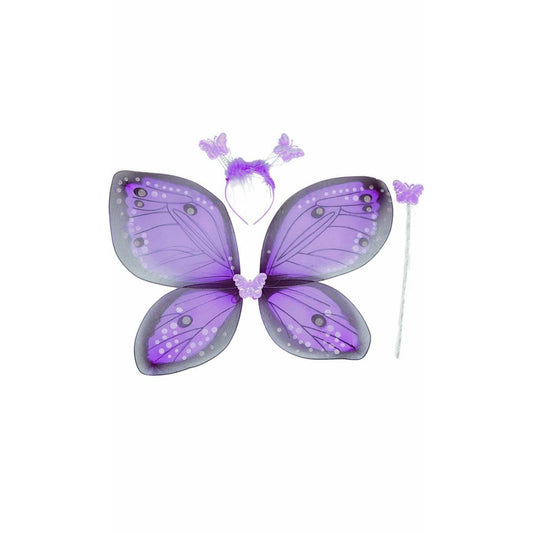 Set de Mariposa Violeta | Don Disfraz