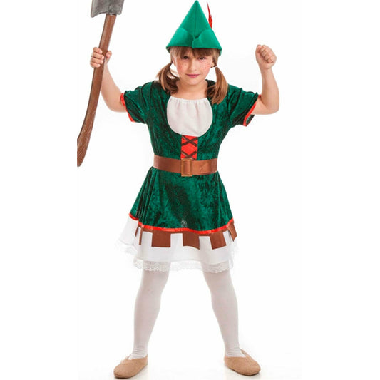 Disfraz de Robin Hood Vestido para niña | Don Disfraz