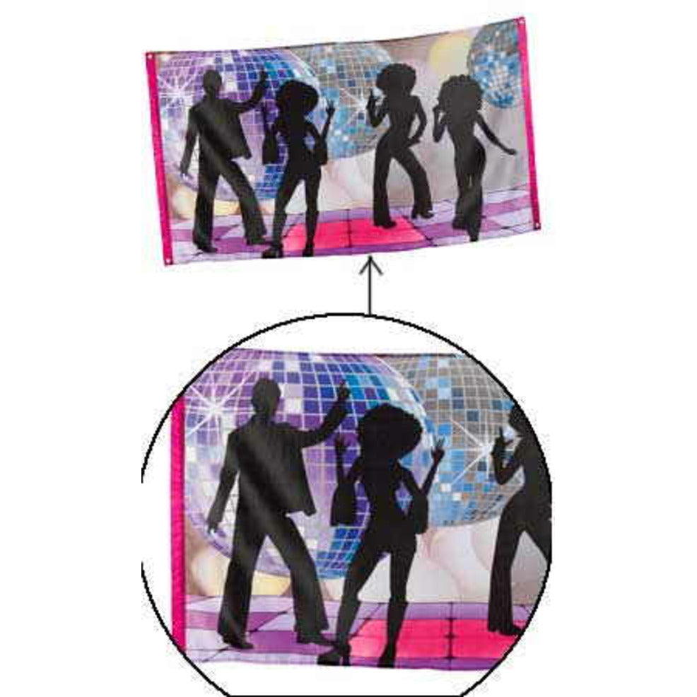 Bandera Disco Siluetas  | Don Disfraz