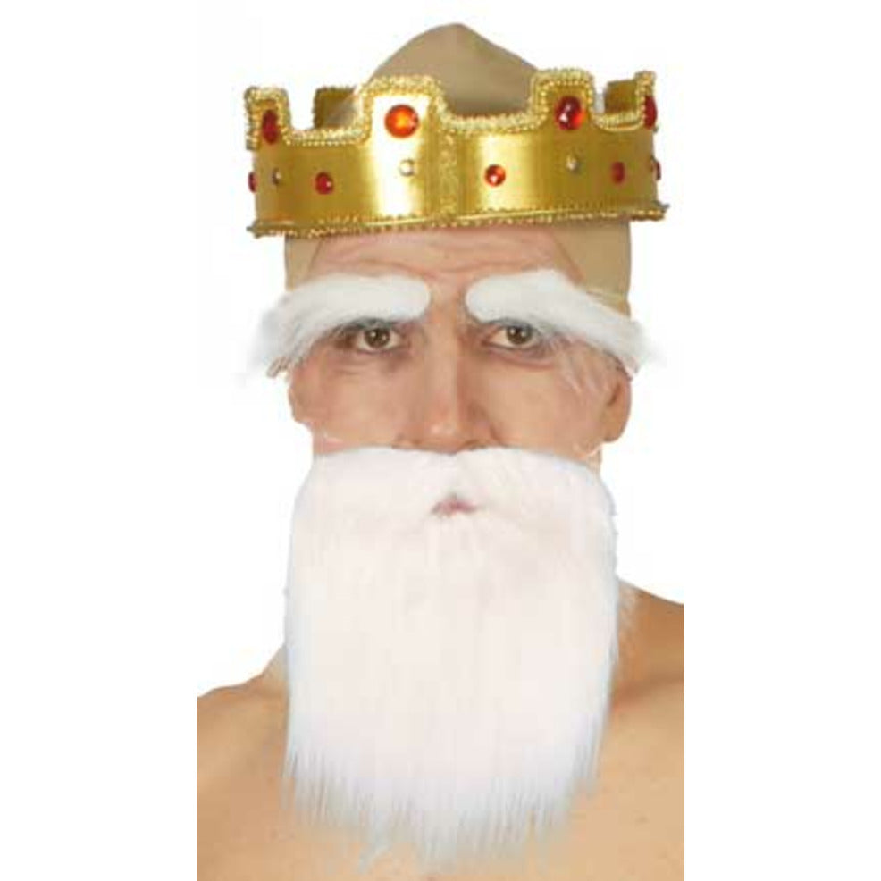 Barba Bigote Blanco | Don Disfraz
