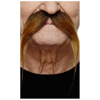 Bigote Castaño Profesional 067-LA | Don Disfraz