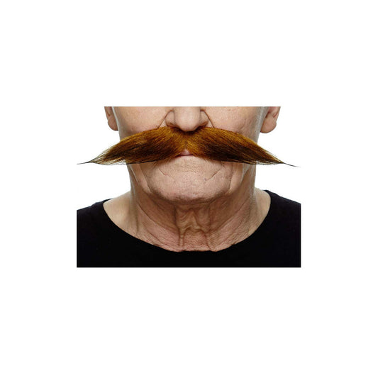 Bigote Castaño Profesional 068-MG | Don Disfraz