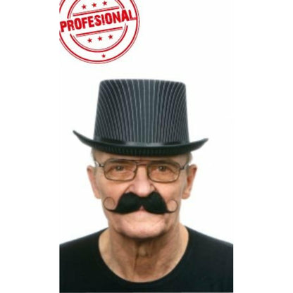 Bigote Negro Profesional 037-LH | Don Disfraz