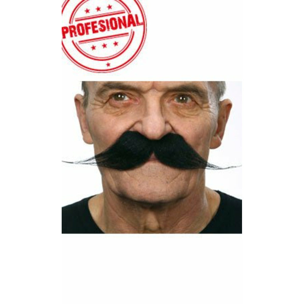 Bigote Negro Profesional 012-LH | Don Disfraz