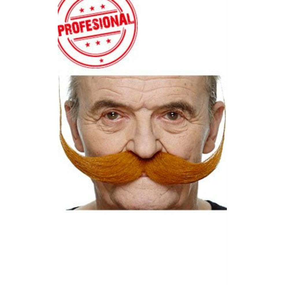 Bigote Pelirrojo Profesional 069-LB | Don Disfraz